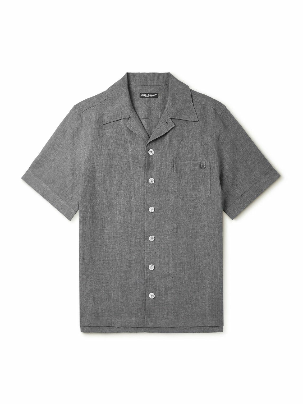 DOLCE & GABBANA - Silk Short Sleeve Shirt Dolce & Gabbana
