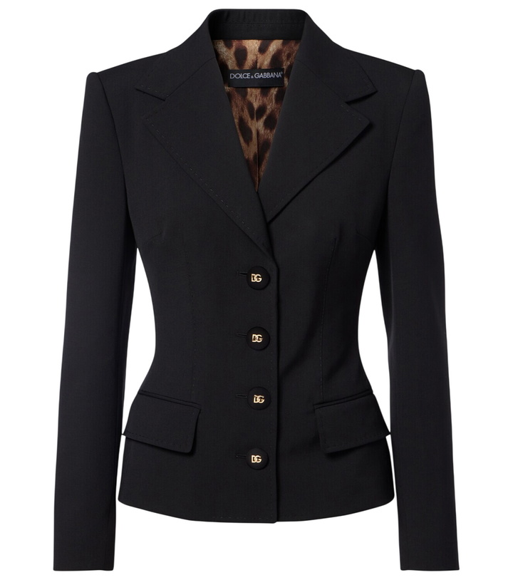 Photo: Dolce&Gabbana DG wool-blend blazer