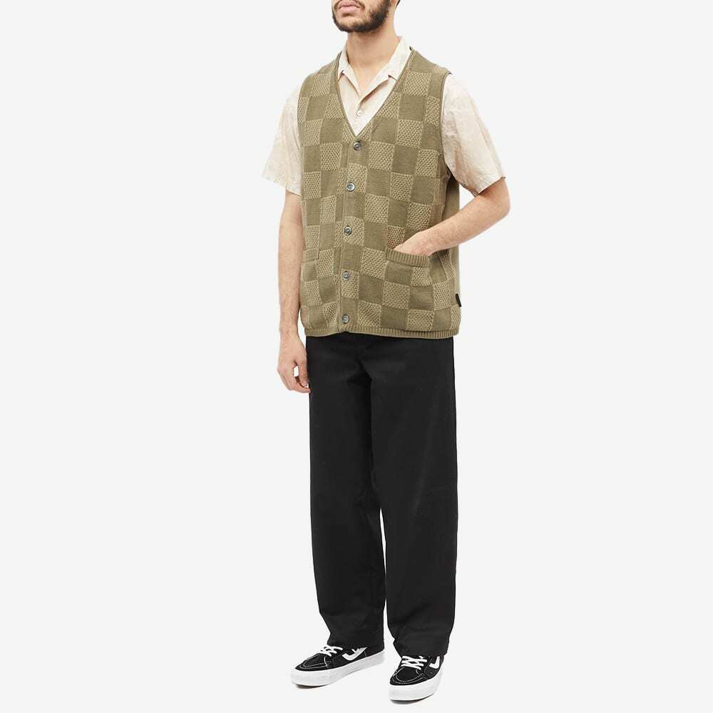 thisisneverthat Men's Block Knit Vest in Khaki