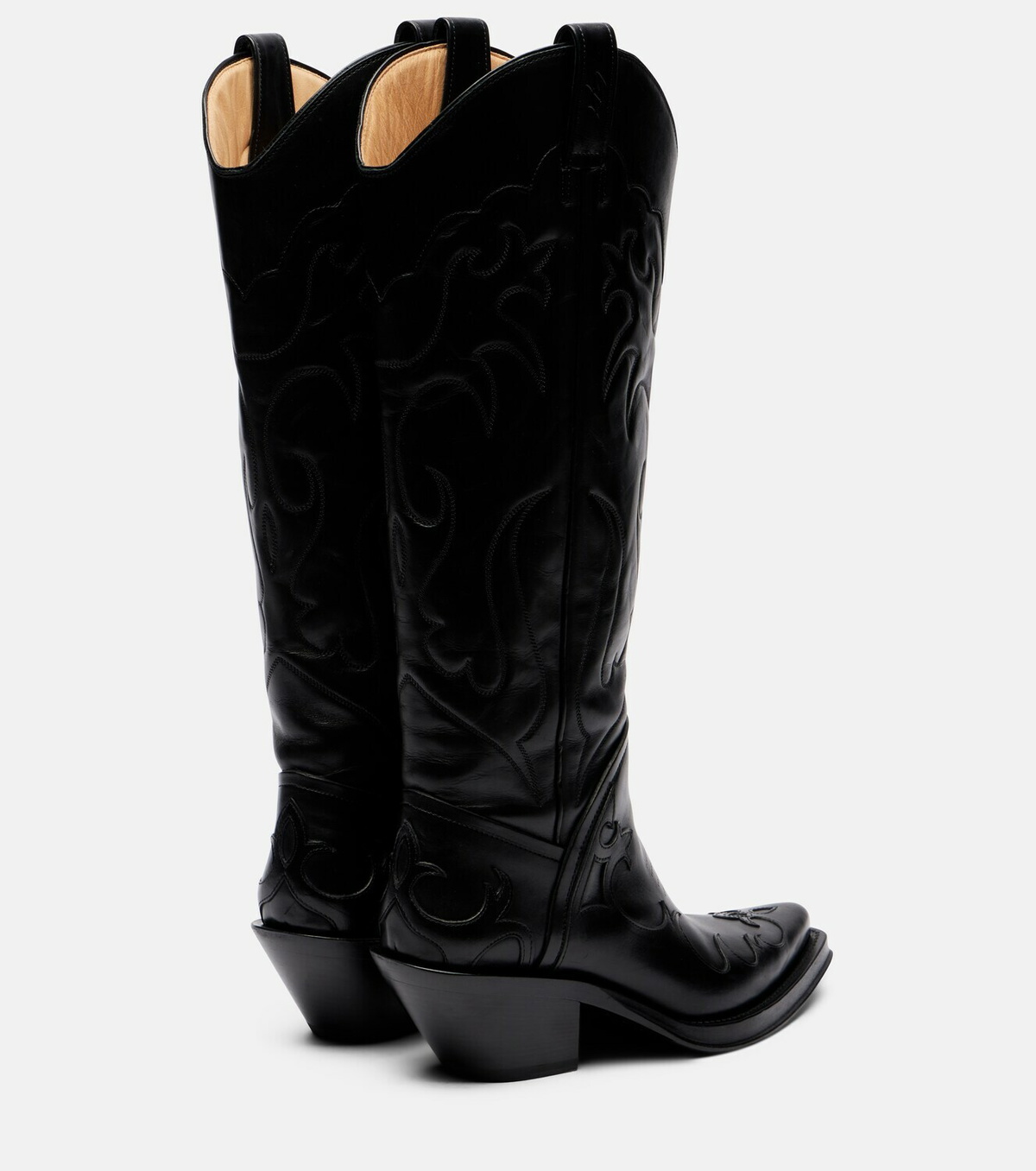 Gabriela Hearst Capitana leather cowboy boots