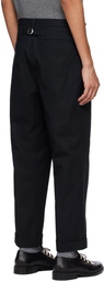 BEAMS PLUS Navy Wide-Leg Trousers