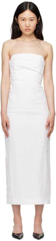 Photo: TOVE White Sabella Midi Dress