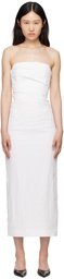 TOVE White Sabella Midi Dress