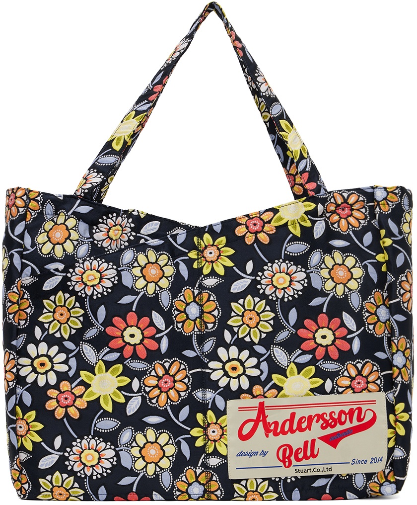 Andersson Bell Navy Flower Tote Andersson Bell