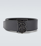 Burberry - Monogrammed leather belt