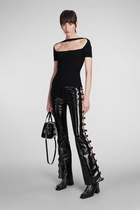 Courrèges Topwear In Black Viscose