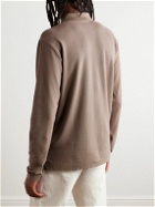 Håndværk - Pima Cotton-Piqué Polo Shirt - Brown