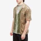 Daily Paper Men's Pascal Vacation Shirt in Mycelium Green Aop
