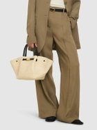 DEMELLIER Midi New York Raffia Tote Bag