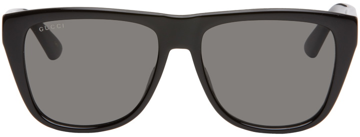 Photo: Gucci Black Square Sunglasses