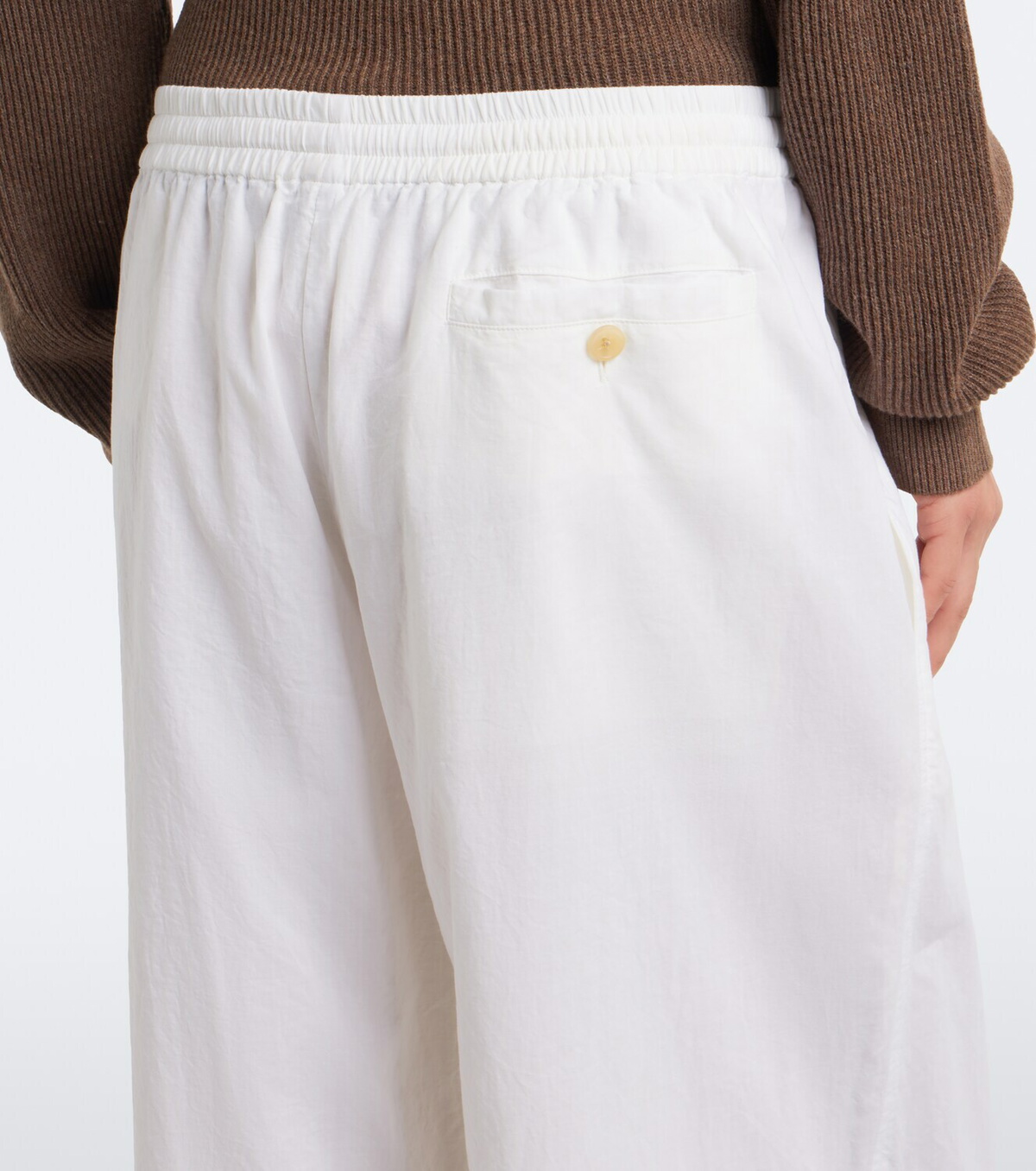 The Row Kriza cotton poplin wide-leg pants