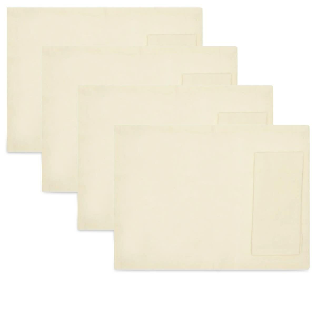 HAY Tavolo Napkin/Placemat - Set of 4 in Soft Yellow 