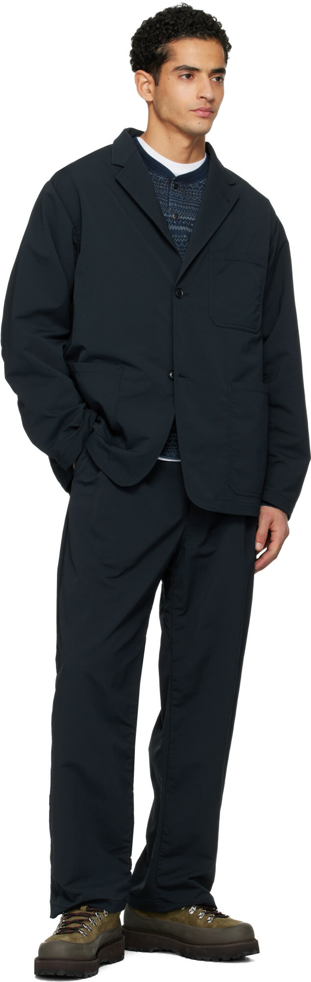nanamica Navy ALPHADRY Club Blazer