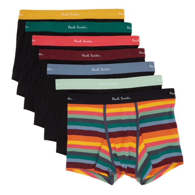 Photo: Paul Smith Seven-Pack Multicolor Logo Boxer Briefs