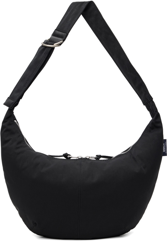 Photo: Comme des Garçons Homme Black Cotton Nylon Double Tweel Bag