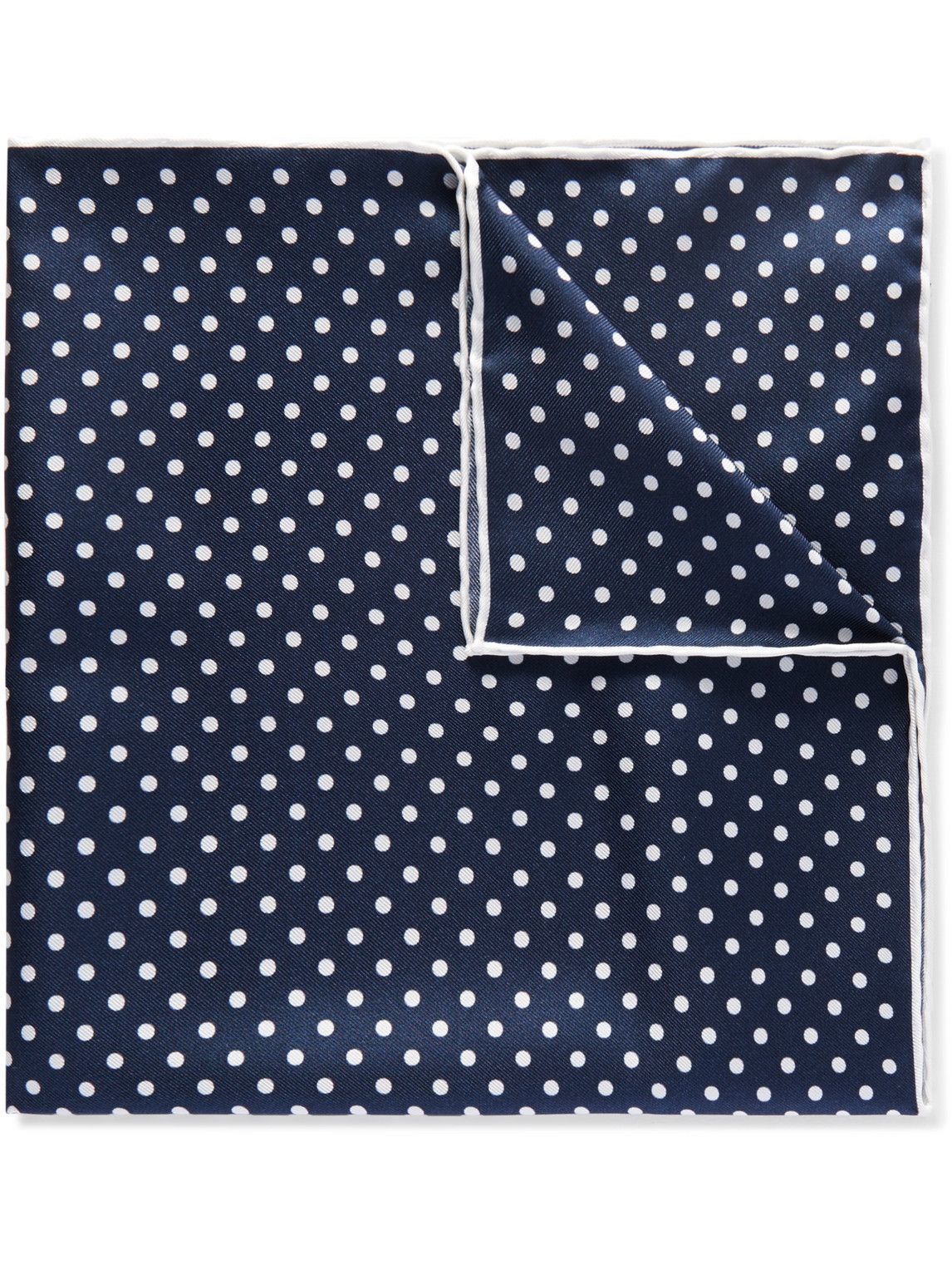 Tom Ford Polka Dot Silk Twill Pocket Square Tom Ford