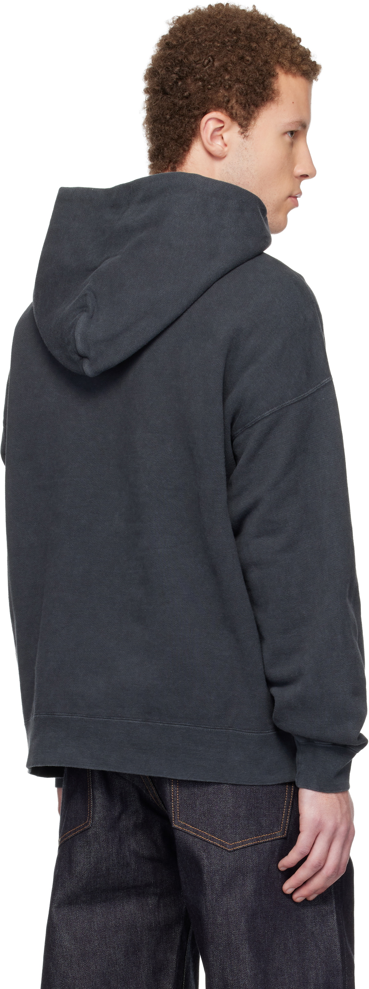 visvim Black Jumbo SB P.O. DMGD Hoodie