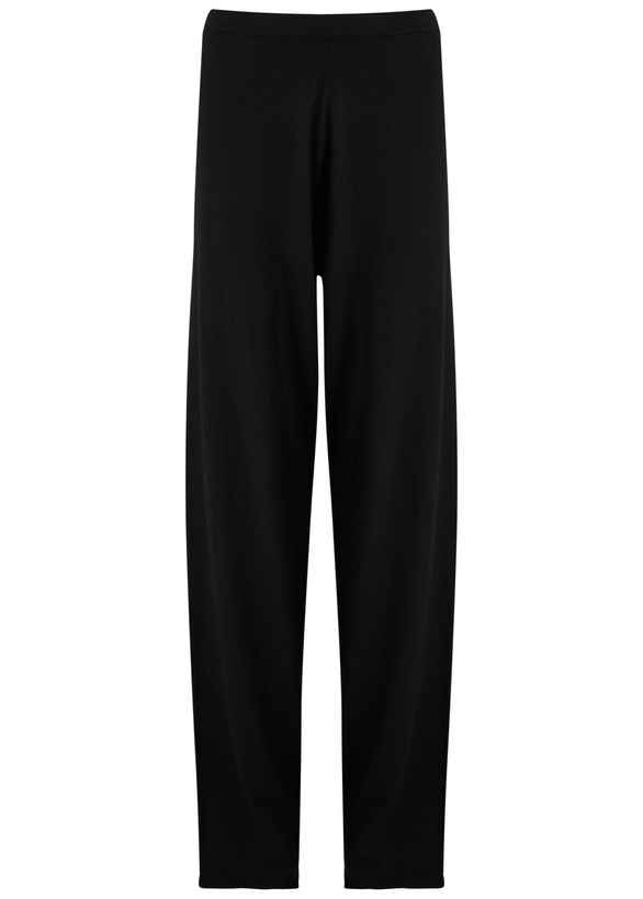 Photo: Extreme Cashmere N°353 Relax Cotton-blend Sweatpants - Black - One Size