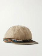 KAPITAL - Chino Brumfield Embroidered Cotton-Twill Cap - Neutrals