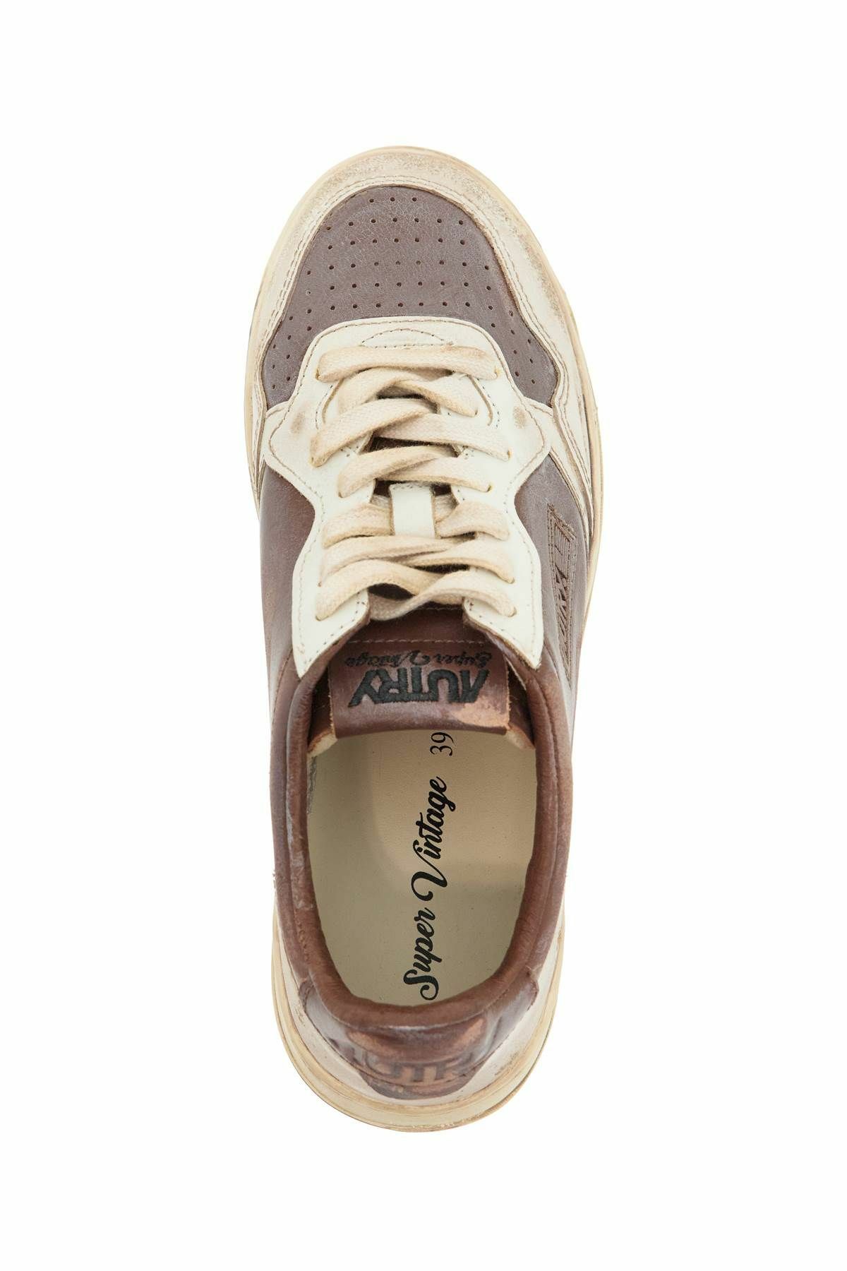 AUTRY "vintage super low medalist sne White