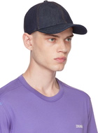 ZEGNA Indigo Denim Hardware Cap