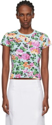 Kenzo Blue Kenzo Paris 'KENZO Floral' T-shirt