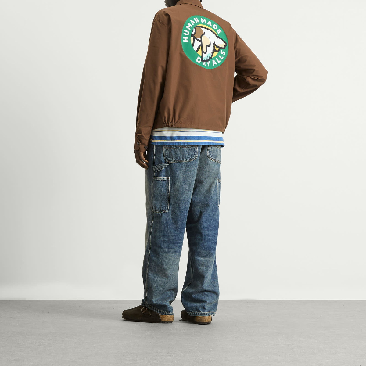 Human Made Men's Drizzler Jacket in Brown Human Made