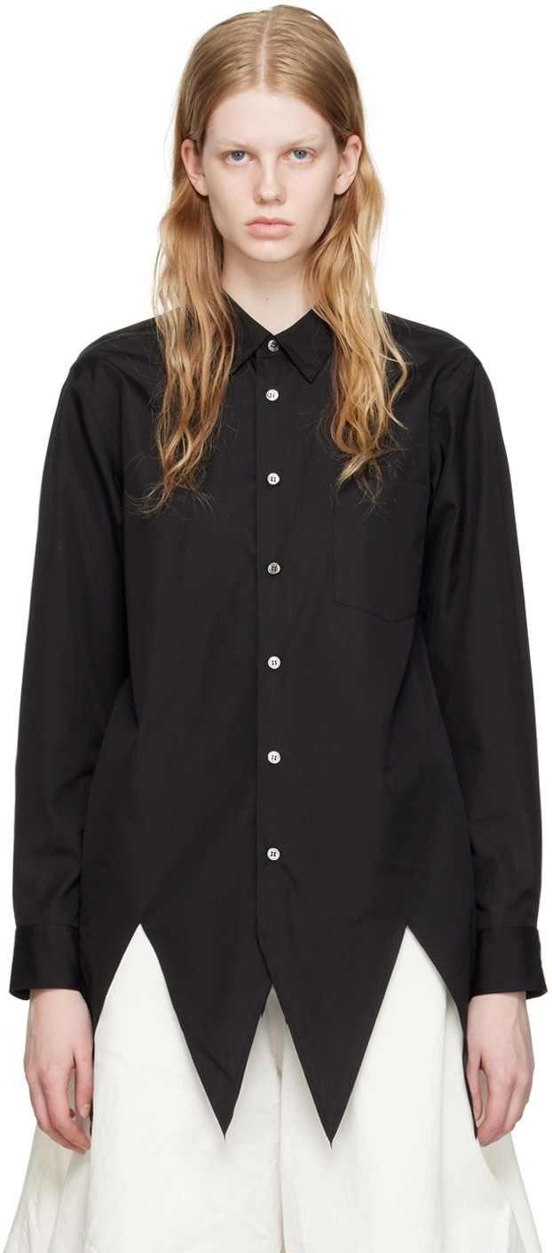 Comme des Garçons Homme Plus Black Vented Shirt