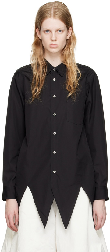 Photo: Comme des Garçons Homme Plus Black Vented Shirt