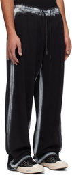 Juun.J Black Painter Dyed Sweatpants