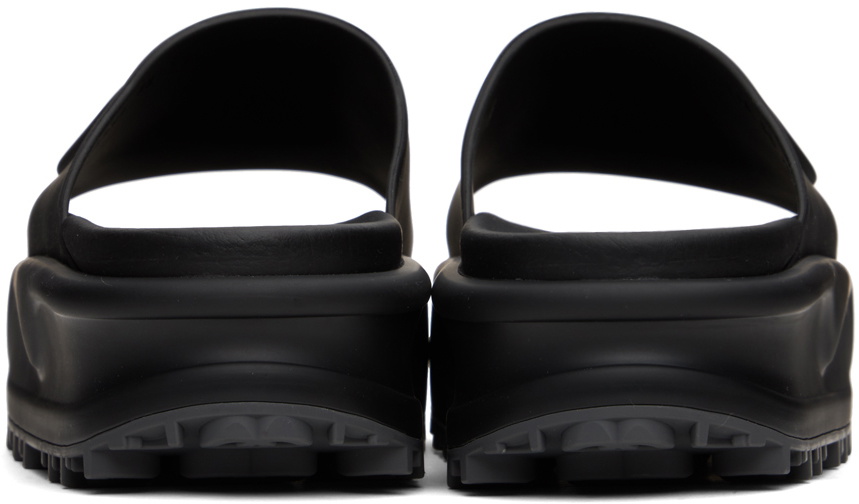Gucci Black Interlocking G Slides