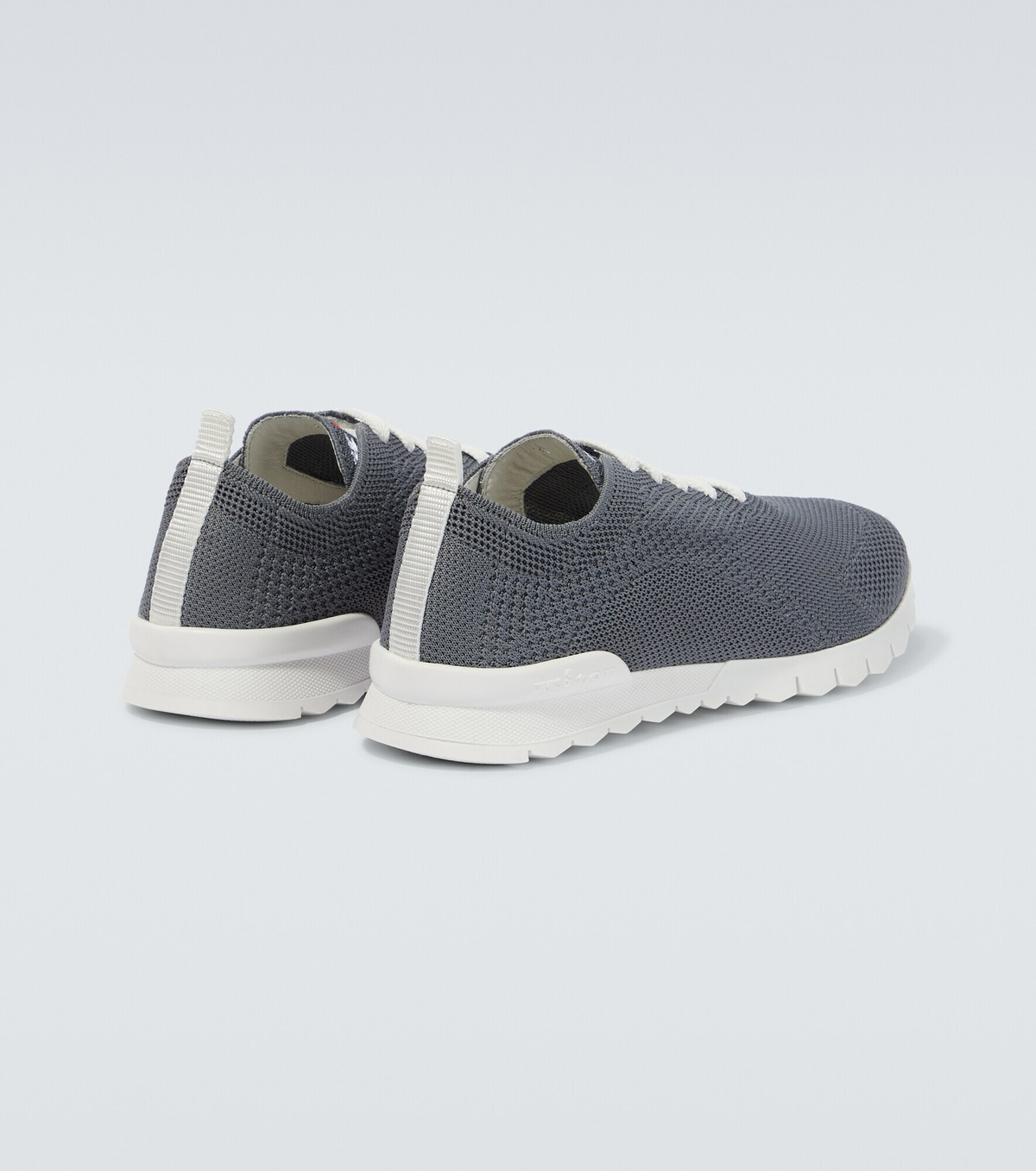 Kiton Green Cotton Ea Sneakers