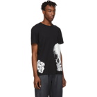 Alexander McQueen Black Skull Rose T-Shirt