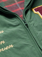 Baracuta - Logo-Appliquéd Shell Jacket - Green