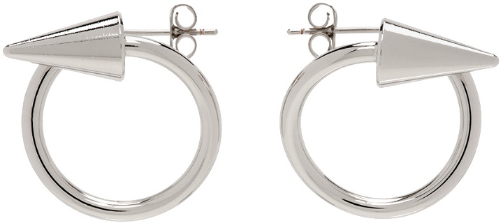 Photo: Justine Clenquet Silver Rose Earrings