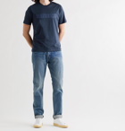 NN07 - Arnold Printed Cotton and Modal-Blend Jersey T-Shirt - Blue