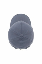 VIVIENNE WESTWOOD uni colour baseball cap with orb embroidery Blue