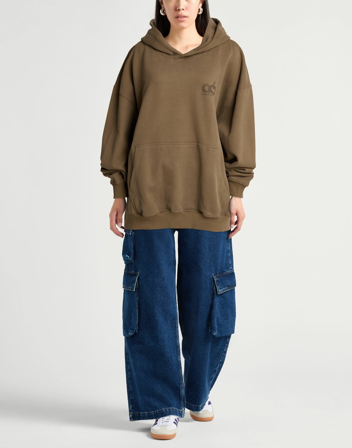 Adanola Womens Sweatshirt Khaki