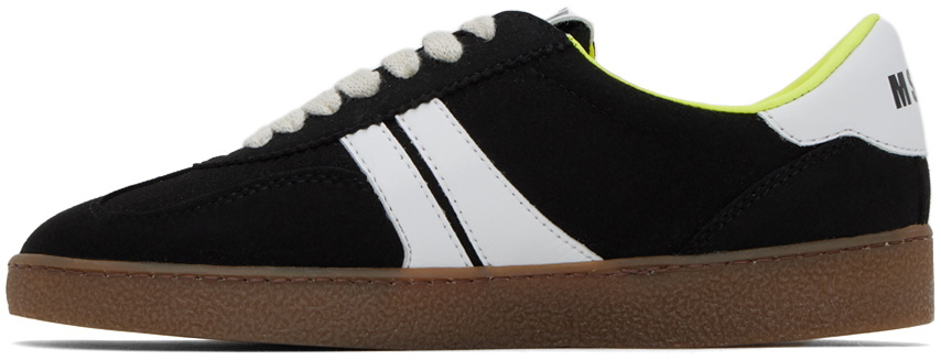 スニーカー MSGM RETRO LEATHER SNEAKER Light blue Retrò Trainer sneakers in 