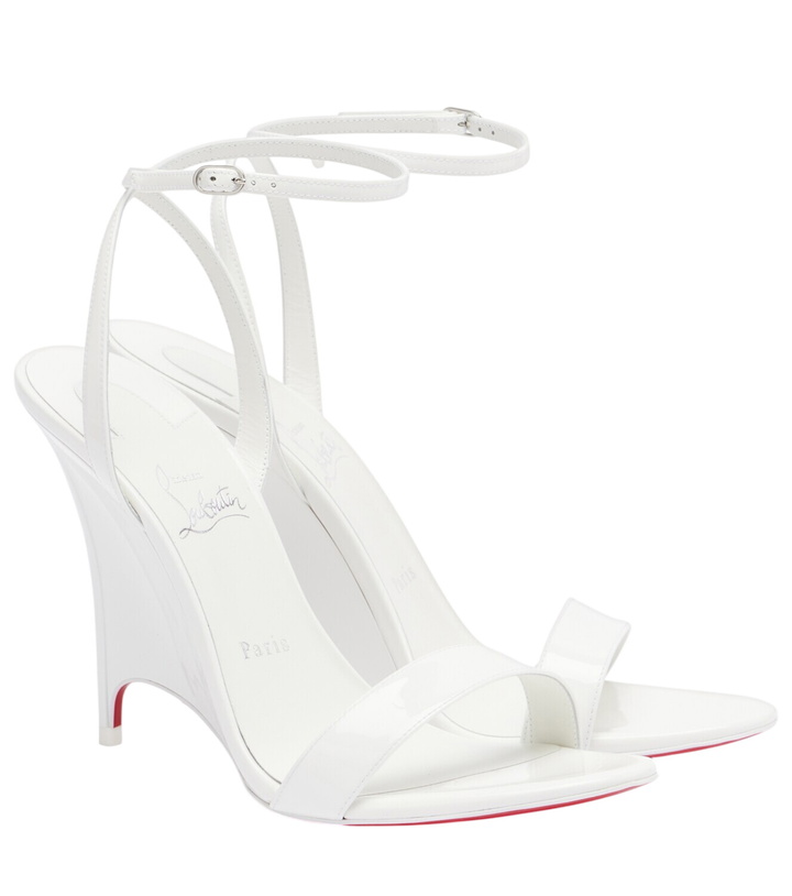 Photo: Christian Louboutin Miss Z patent leather wedge sandals