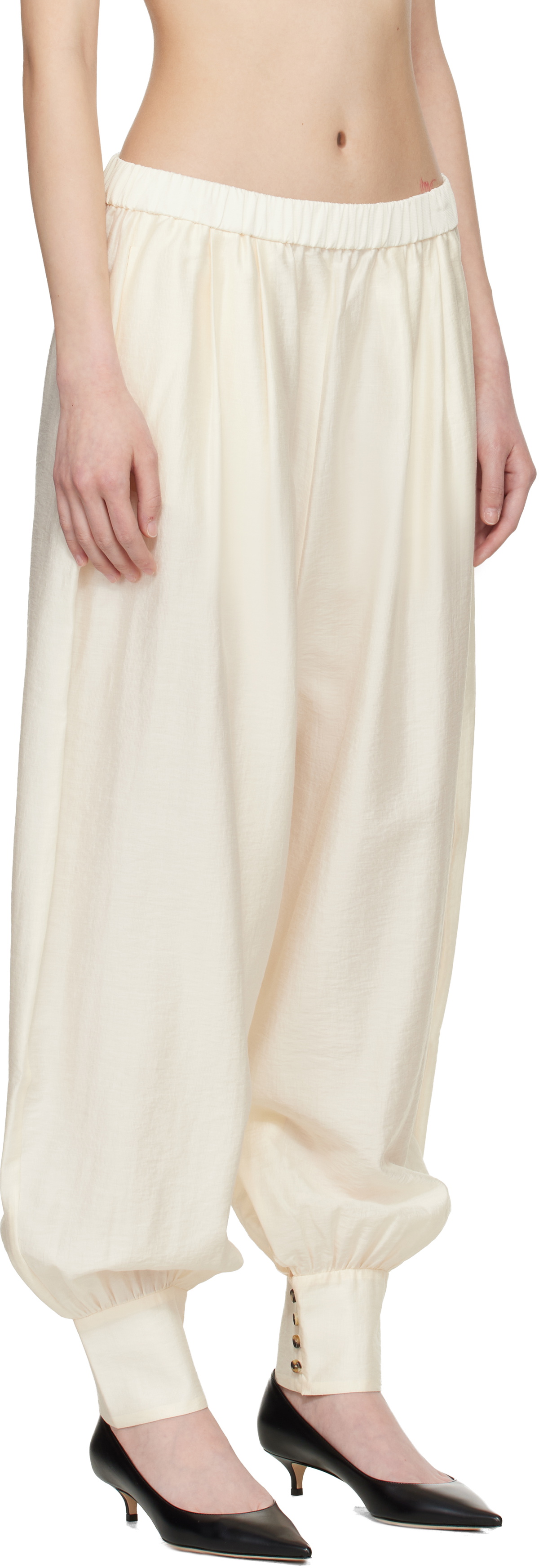 Cordera Off-White Sarouel Trousers