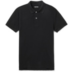 TOM FORD - Slim-Fit Cotton-Piqué Polo Shirt - Black