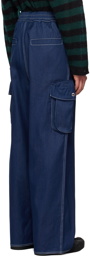 SUNNEI Blue Baggy Cargo Pants