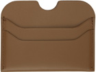 Acne Studios Brown Leather Card Holder