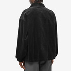 Neighborhood Men's Cord Windbreaker Jacket in Black