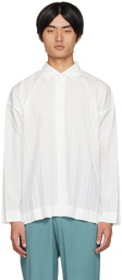 Homme Plissé Issey Miyake White Edge Shirt