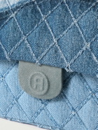 READYMADE - Rhombus Quilted Denim Messenger Bag