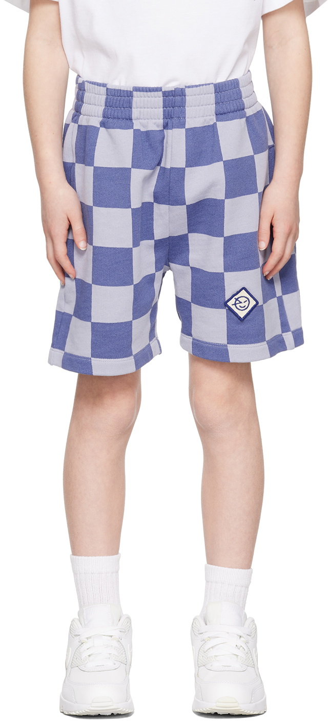 Wynken Kids Blue Tile Shorts