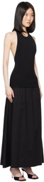 SIMONMILLER Black Junjo Maxi Dress