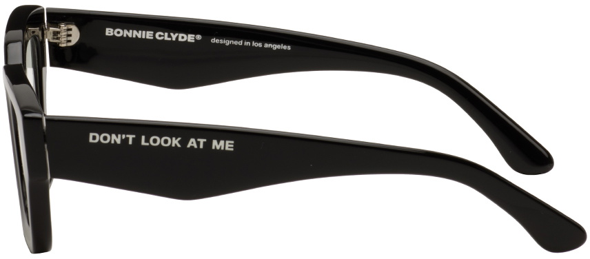 BONNIE CLYDE Black Karate Glasses Bonnie Clyde